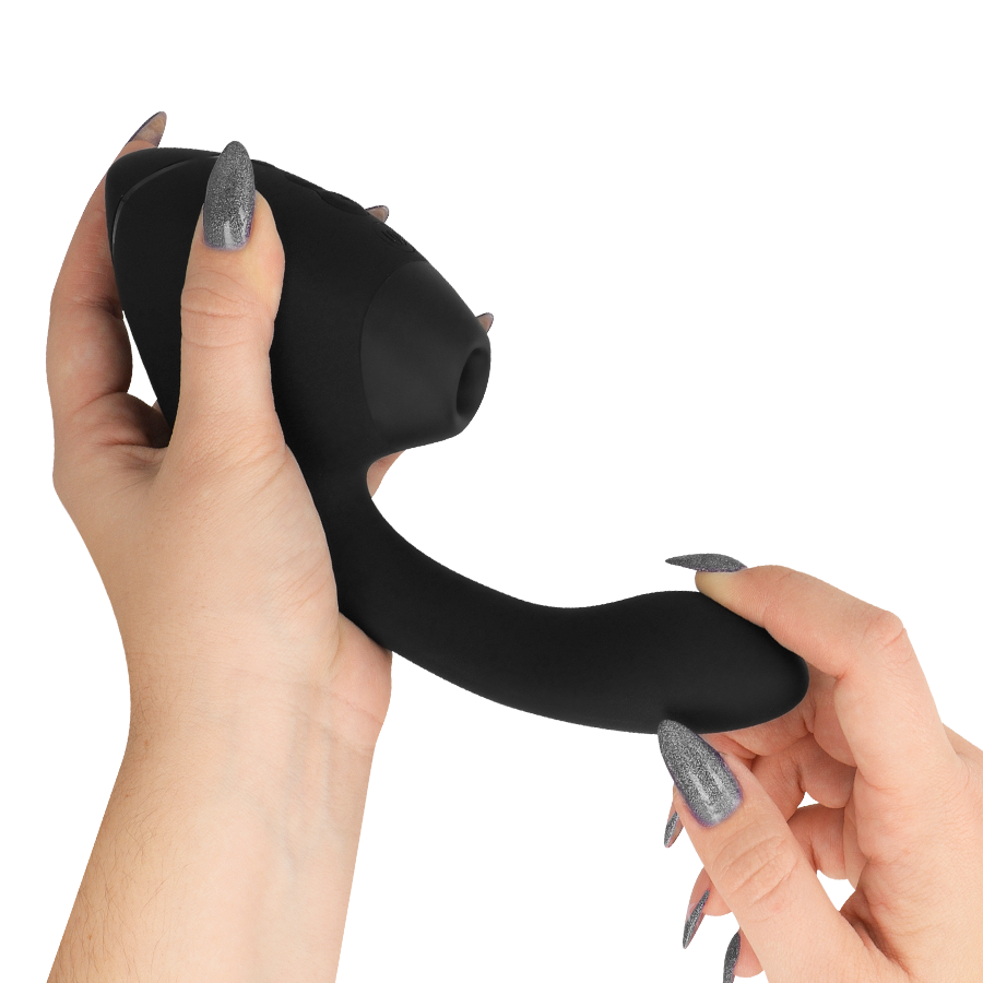 Womanizer Duo Next stimolatore clitorideo nero punto G 3D