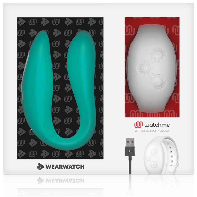 WEARWATCH Dual vibratore coppia acquamarina
