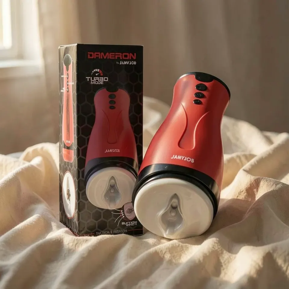 Jamyjob Dameron masturbatore aspirazione vibrazione Turbo