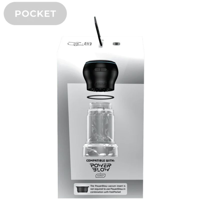 Kiiroo Feel Pocket Stroker masturbatore crystal aspirazione