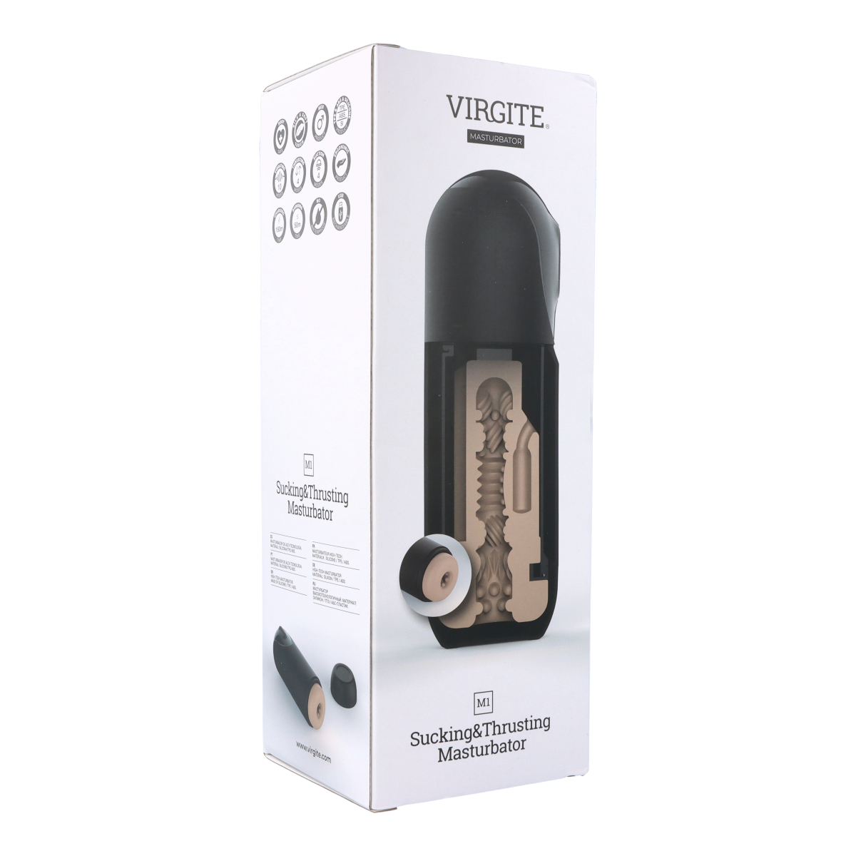 Virgite Love Hit M1 Masturbatore Succhia e Vibra USB flesh