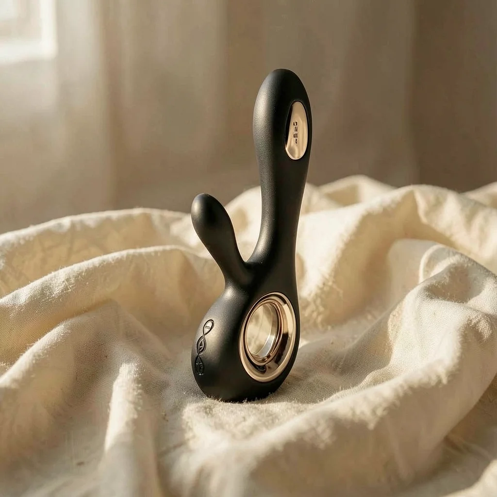 LELO Soraya Wave vibratore nero doppia stimolazione