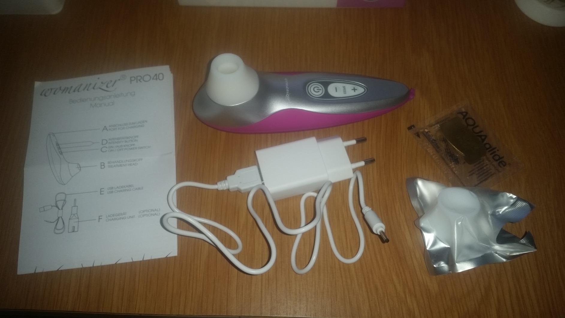 Womanizer Pro40 stimolatore clitorideo Pleasure Air rosso