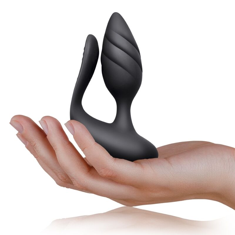 Rocks-Off Cocktail plug vibrante coppia nero 10 livelli