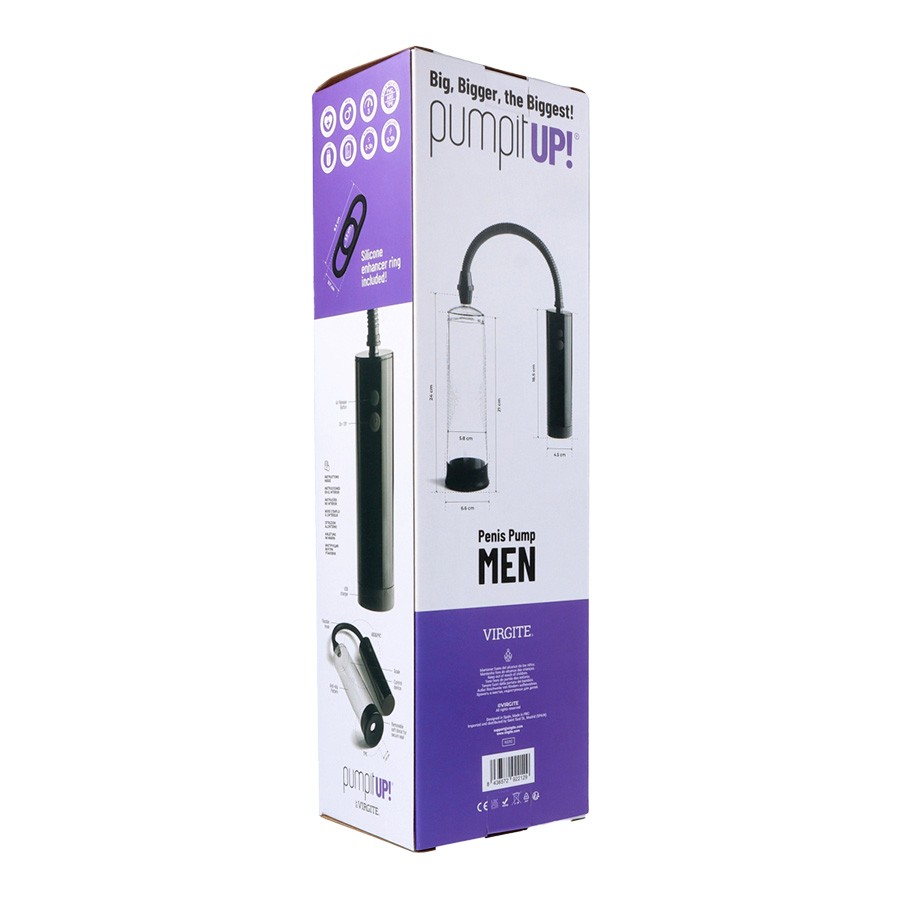Virgite Love Hit pompa per pene USB ricaricabile con telecomando