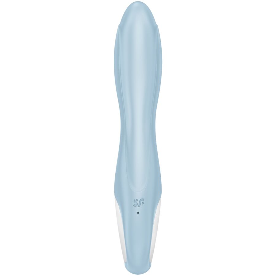 Satisfyer Air Pump Bunny 1 vibratore rabbit blu gonfiabile