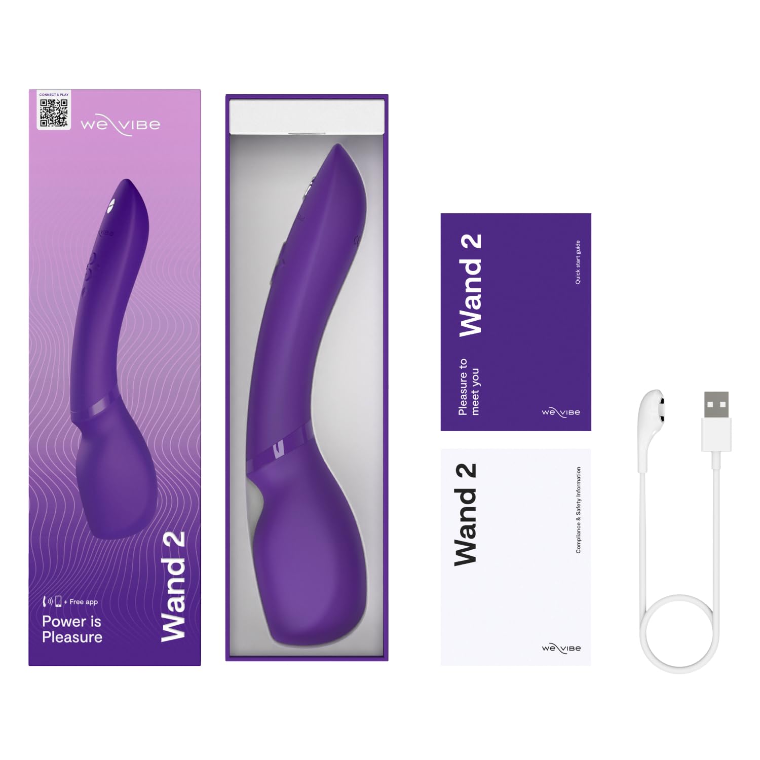 We-Vibe Wand 2 massaggiatore bacchetta vibrante con app silenzioso