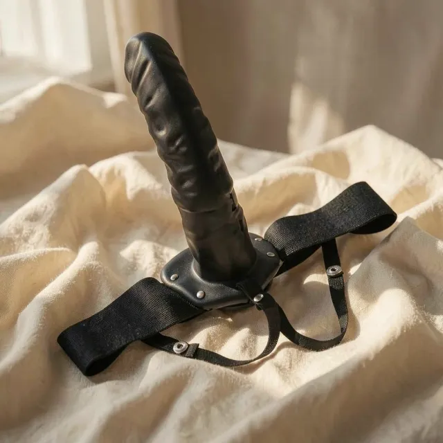 Fetish Fantasy Hollow Strap-On dildo cavo nero 20 cm