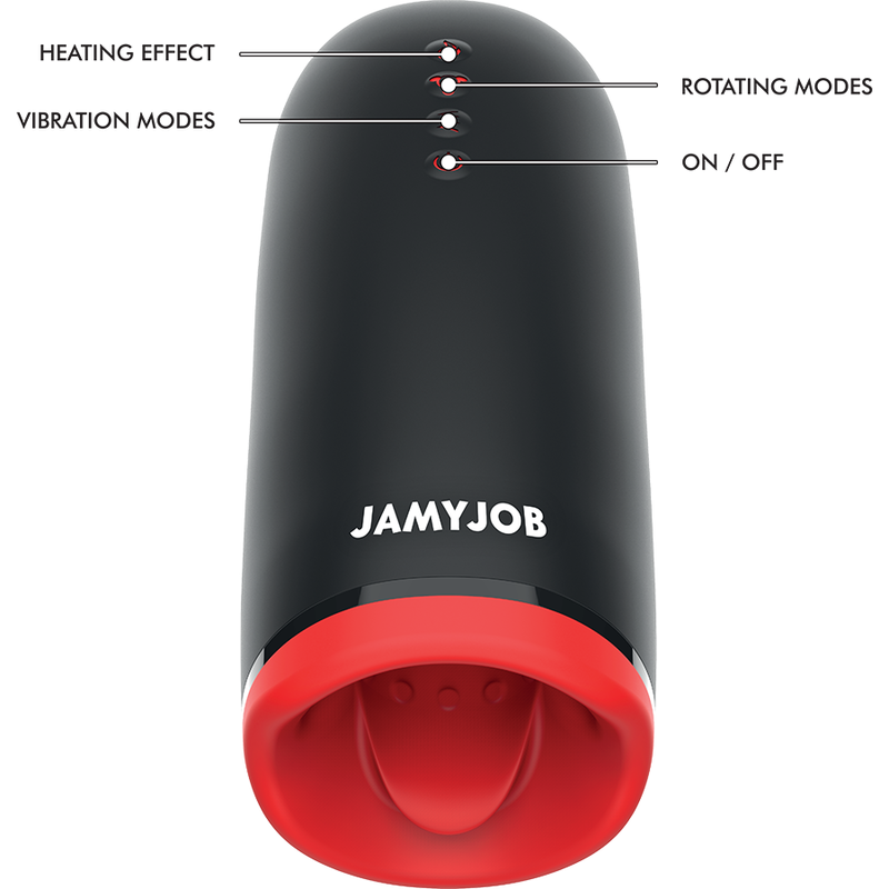 JamyJob Spin-X Masturbatore Riscaldante Rotante Silicone