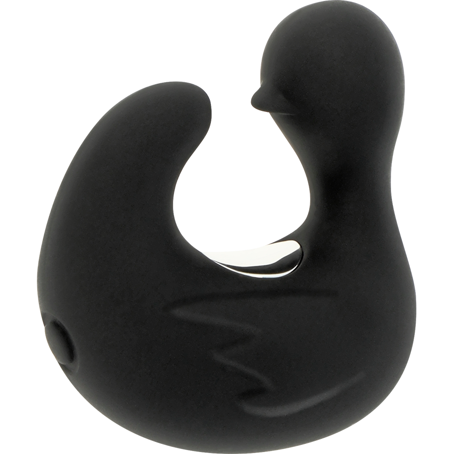 Black&Silver Duckymania stimolatore clitoride da dito silicone