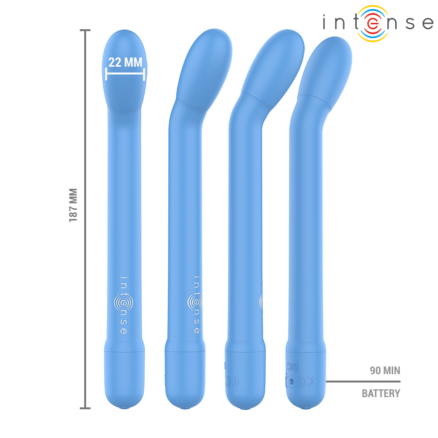 Intense Karlie vibratore punto G blu 19 cm