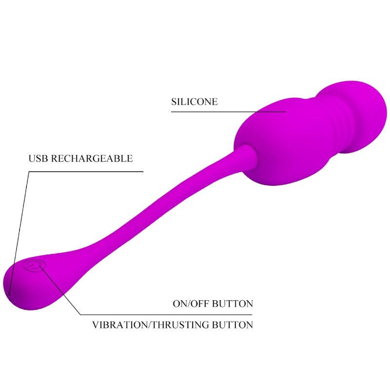 Pretty Love Callie vibratore con spinta viola