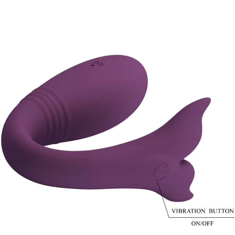 Pretty Love Jayleen vibratore coppia app 12 modalità viola