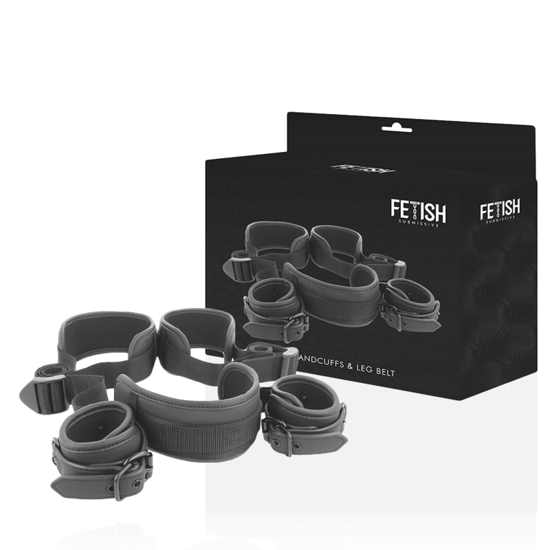 Fetish Submissive Gambe Aperte set bondage regolabile neoprene
