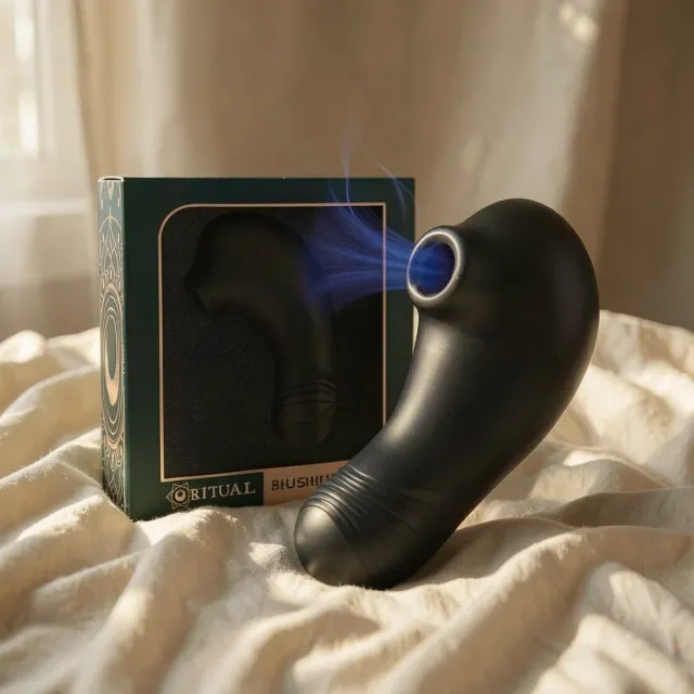 Rithual Shushu Pro succhiaclitoride nero doppio motore