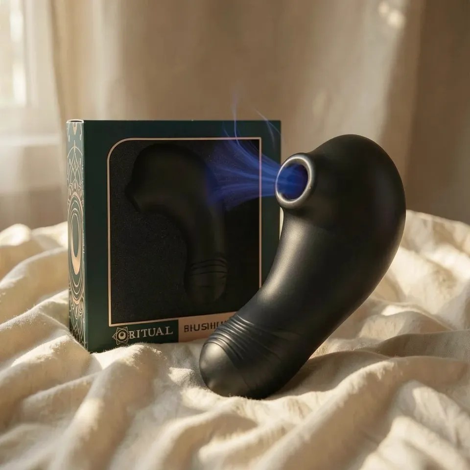 Rithual Shushu Pro succhiaclitoride nero doppio motore