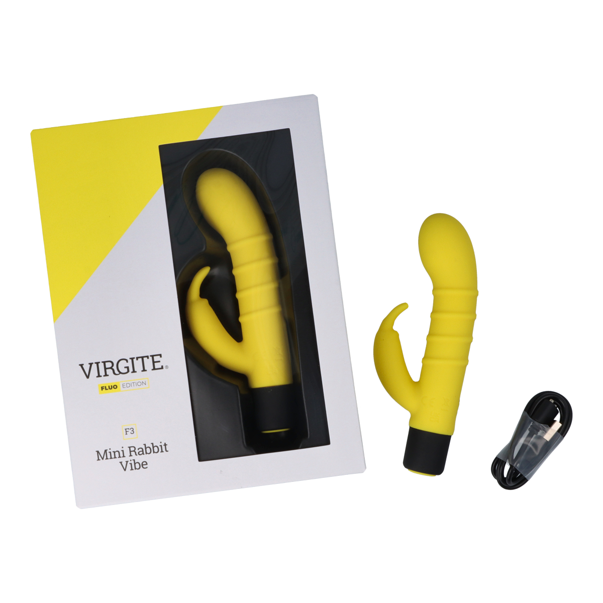 Virgite Love Hit F3 Fluo vibratore in silicone ricaricabile