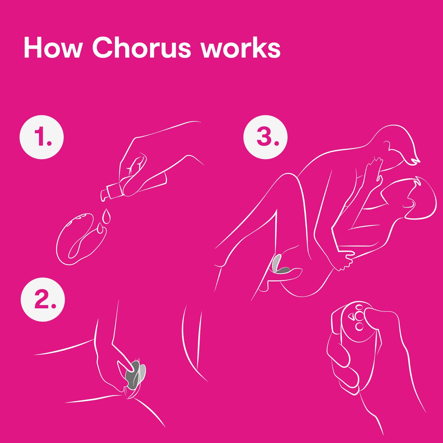 We-Vibe Chorus vibratore di coppia regolabile 10 modalità