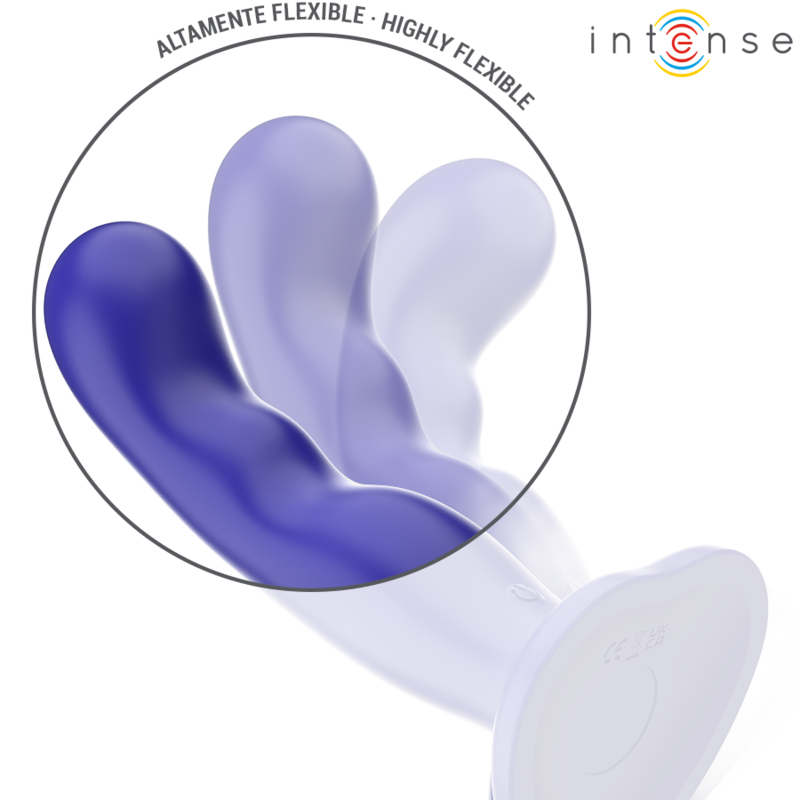 Frutille Intense Shorty vibratore blu con ventosa