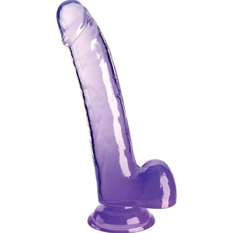Pipedream King Cock Clear dildo viola 20,3 cm con ventosa
