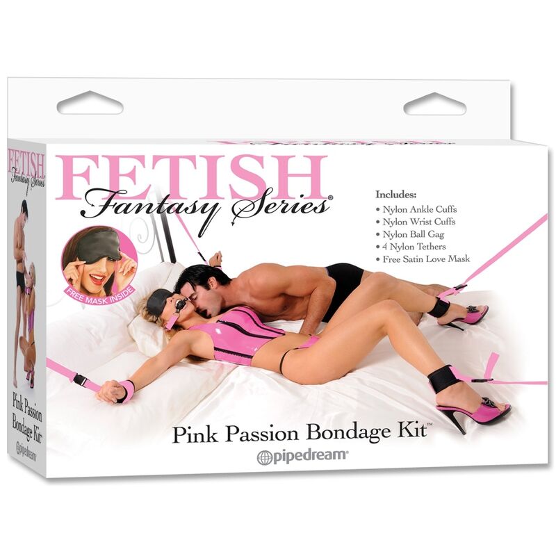 Pipedream Fur Cuffs manette pelliccia rosa nylon