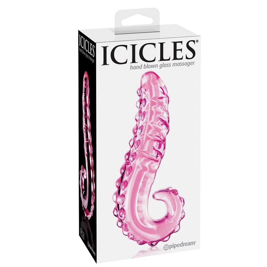 Icicles N. 24 dildo in vetro 11,5 cm