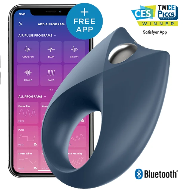 Satisfyer Royal One Anello Vibrante con App Silicone Medicale