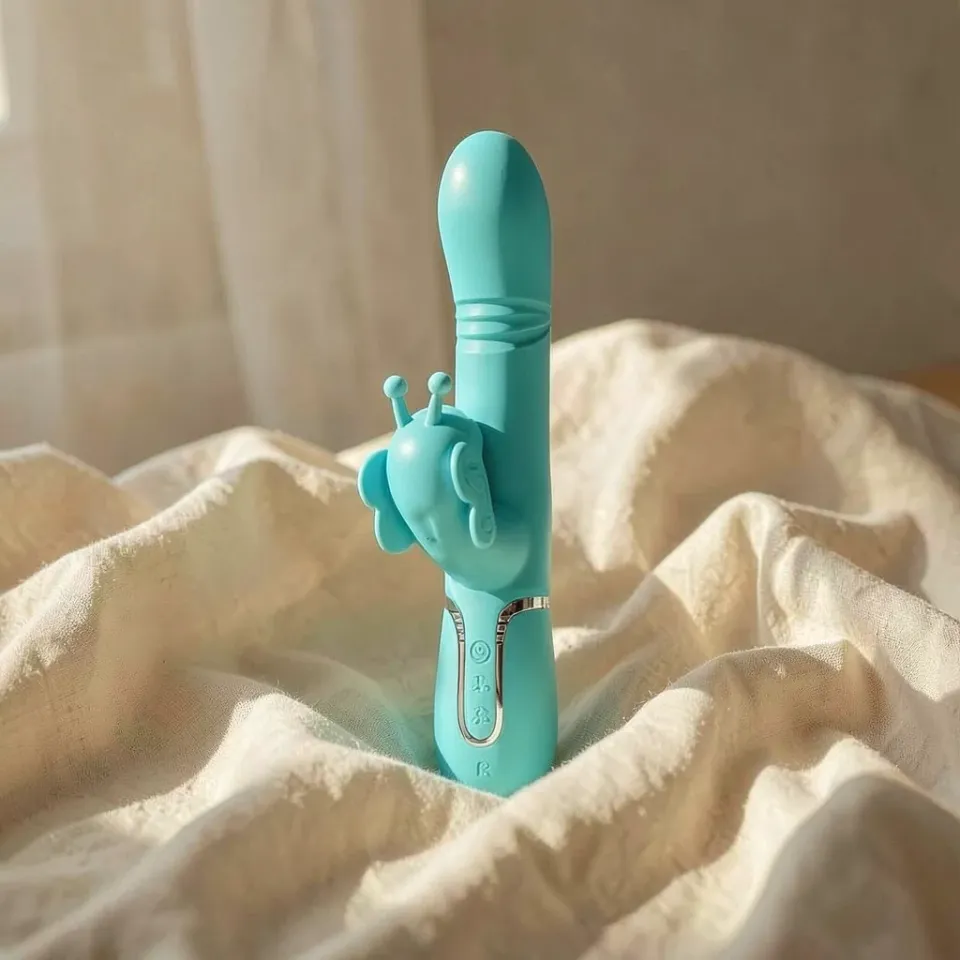 Pretty Love Farfalla 4 in 1 Vibratore Verde Acqua Sfere