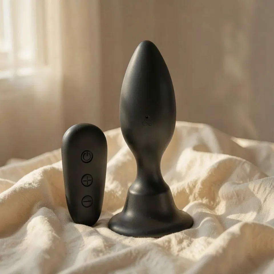 Mr Play Plug Anale con Telecomando plug vibrante 12 modalità