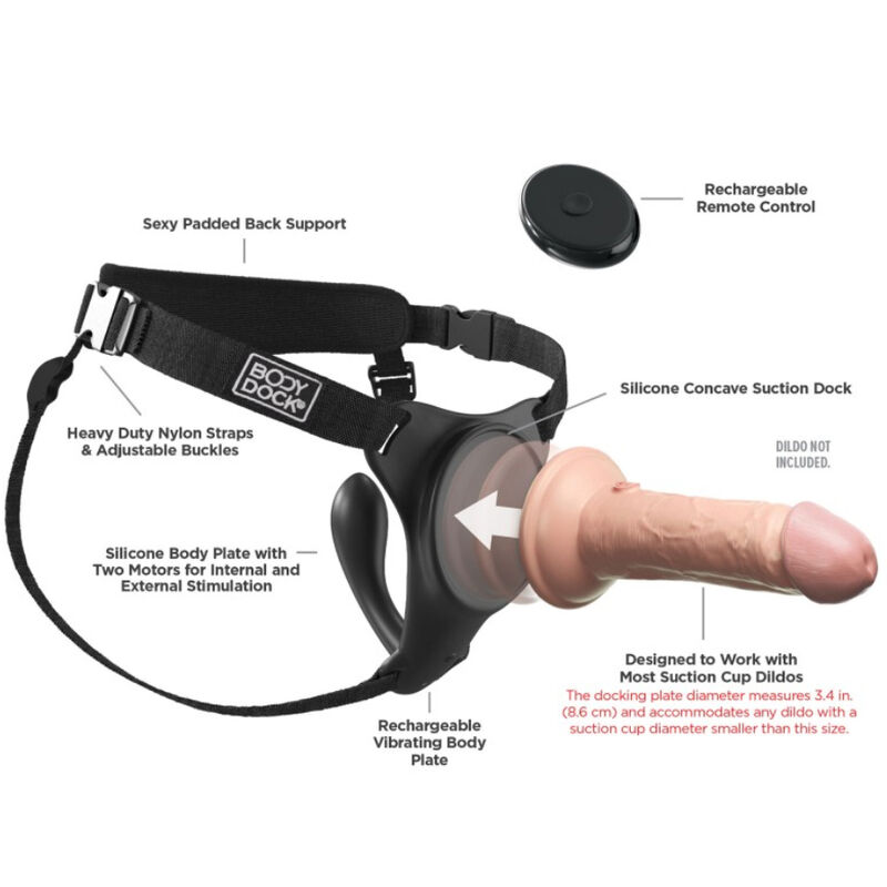 Pipedream Body Dock G-Spot Pro imbracatura vibrante