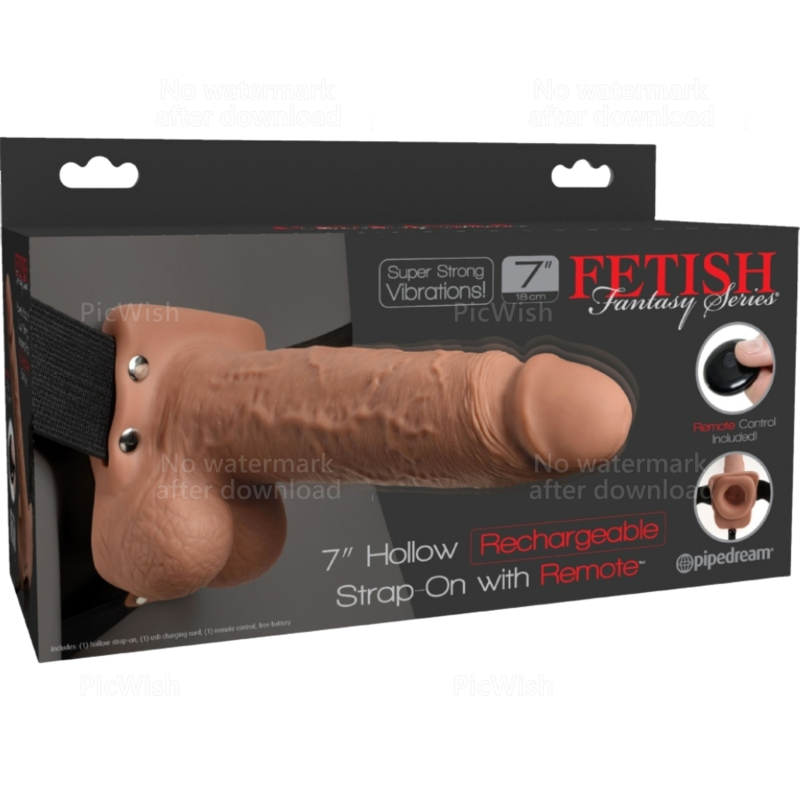 Fetish Fantasy Imbracatura Cava Vibrante 17,8 cm strap-on