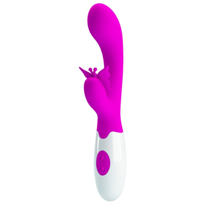 Pretty Love Butterfly Kiss vibratore rabbit fucsia 30 modalità