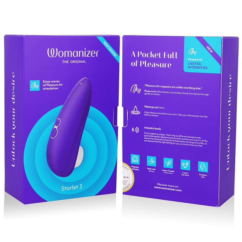 Womanizer Starlet 3 stimolatore clitorideo indigo 6 intensità