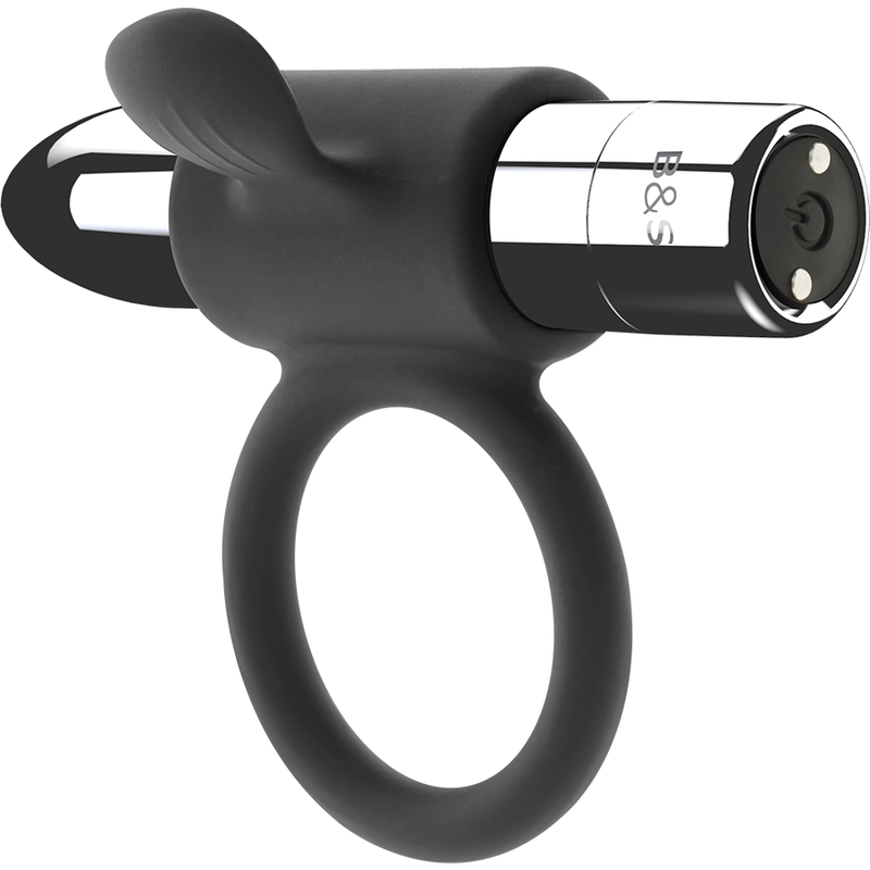 Black&Silver Cameron anello vibrante argento clitoride 10 modi
