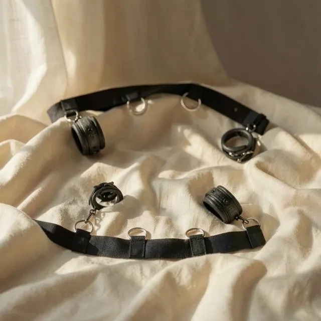 Fetish Submissive Cravatte da Letto set bondage 4 punti