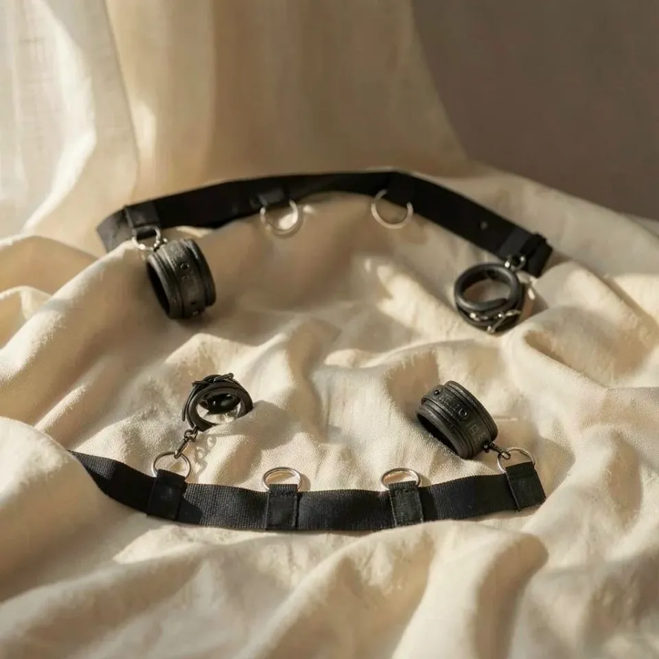 Fetish Submissive Cravatte da Letto set bondage 4 punti