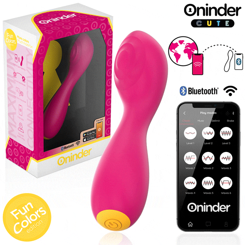 Oninder Cute Tapping mini vibratore tapping 9 modi