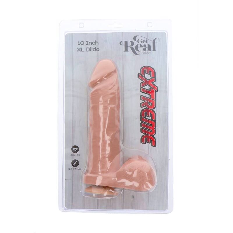 Get Real Extreme XL Dildo Realistico 25,5 cm Pelle