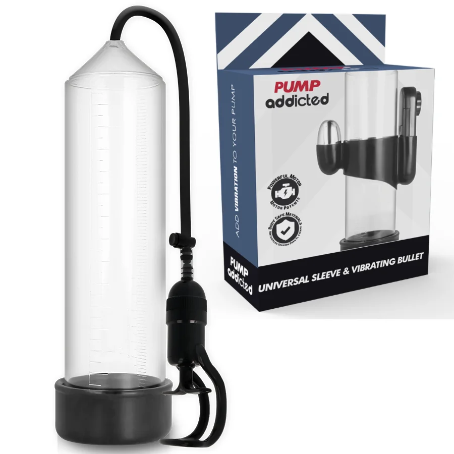 Pump Addicted RX5 pompa pene trasparente con vibratore