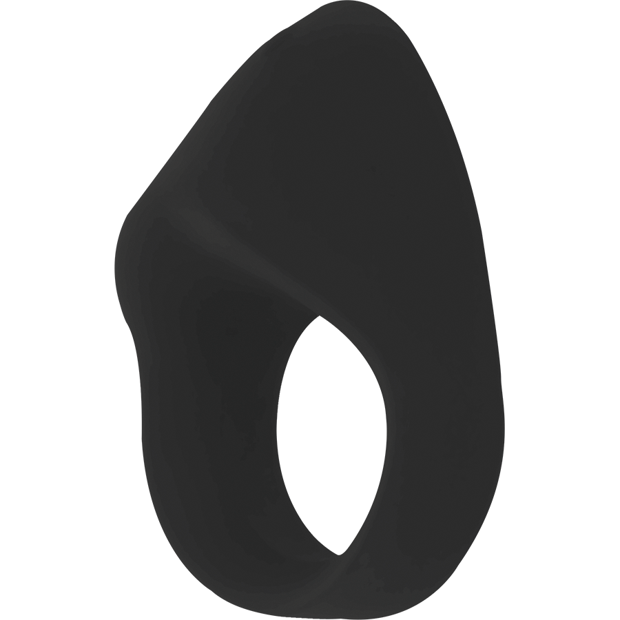 Intense Oto anello vibrante nero ricaricabile