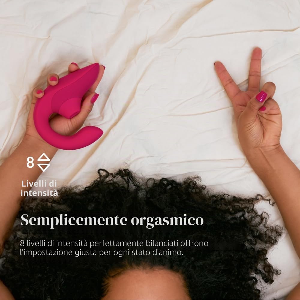 Womanizer Blend Vibratore Rabbit Magenta doppia stimolazione