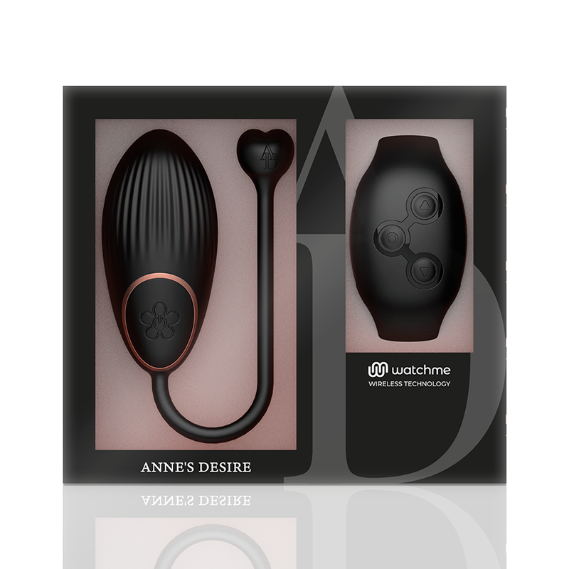 Anne's Desire WATCHME Egg Ovulo Vibrante Nero con Orologio