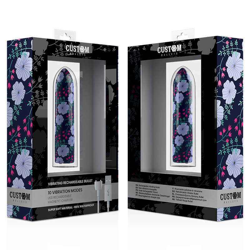 Custom Bullets Primavera mini vibratore 10 funzioni