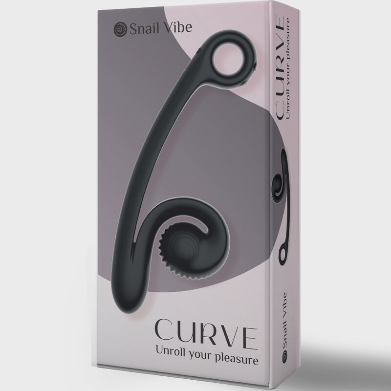 Snail Vibe Curve Nero vibratore punto G clitoride