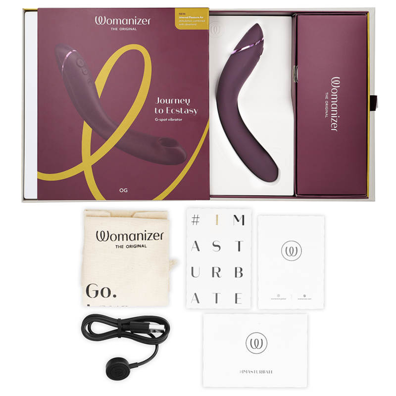 Womanizer OG stimolatore clitoride punto G melanzana