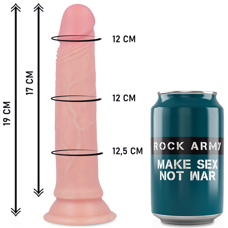 RockArmy Avenger strap-on con imbracatura 19 cm