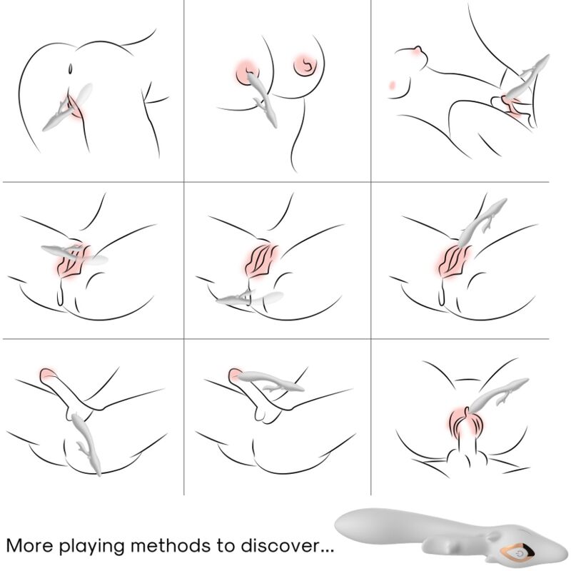 Armony Elk Rabbit vibratore rabbit rotante 9 vibrazioni