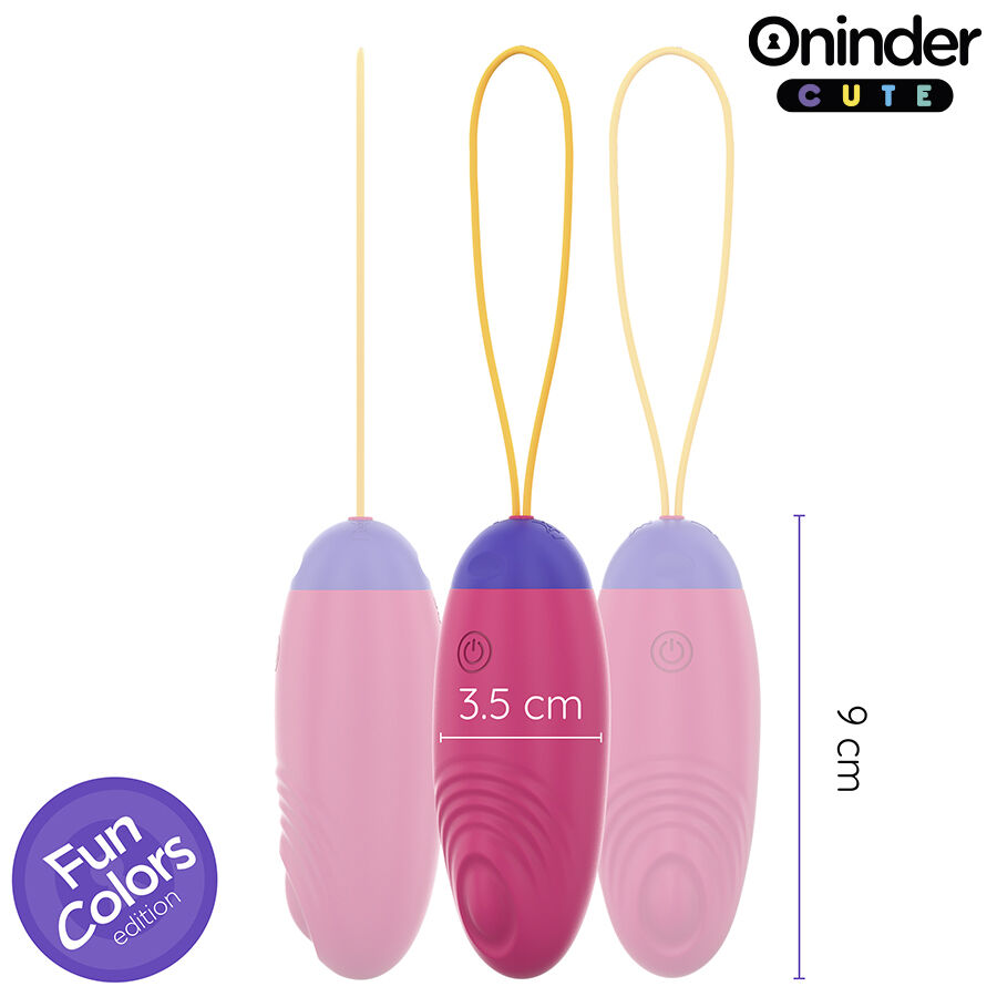 ONINDER Cute stimolatore coppia con app 9 vibrazioni