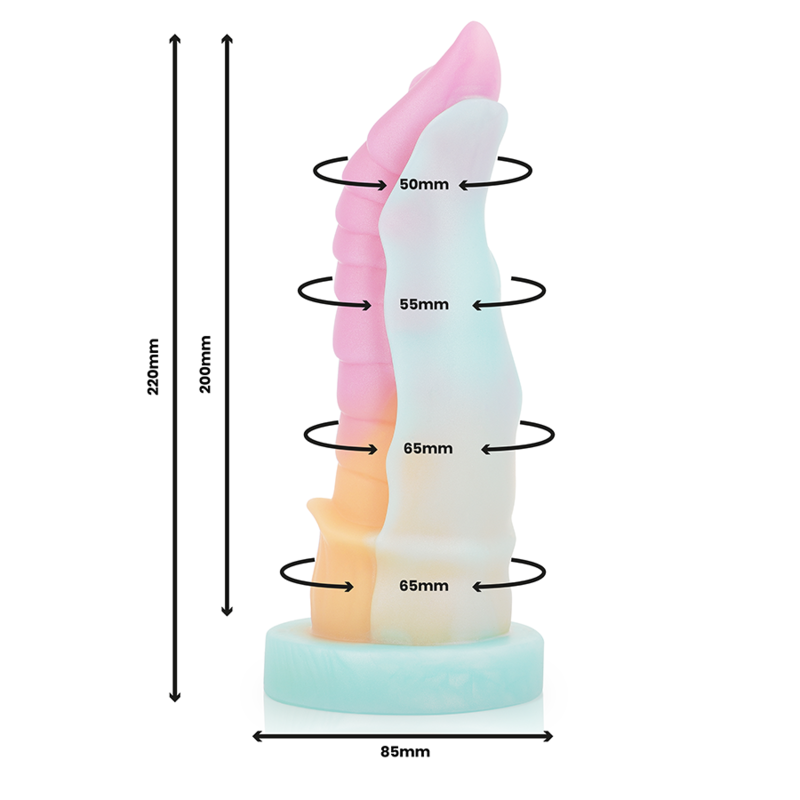 Epic Kelpie dildo ventosa silicone 20 cm