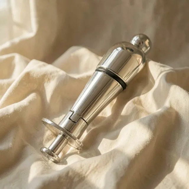 Metal Hard plug anale con serratura acciaio espandibile
